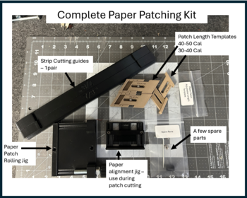 Paper Patching Tools Complete Kit