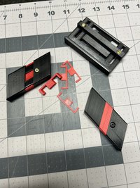 Adjustable Patch Cutting and strip alignment template