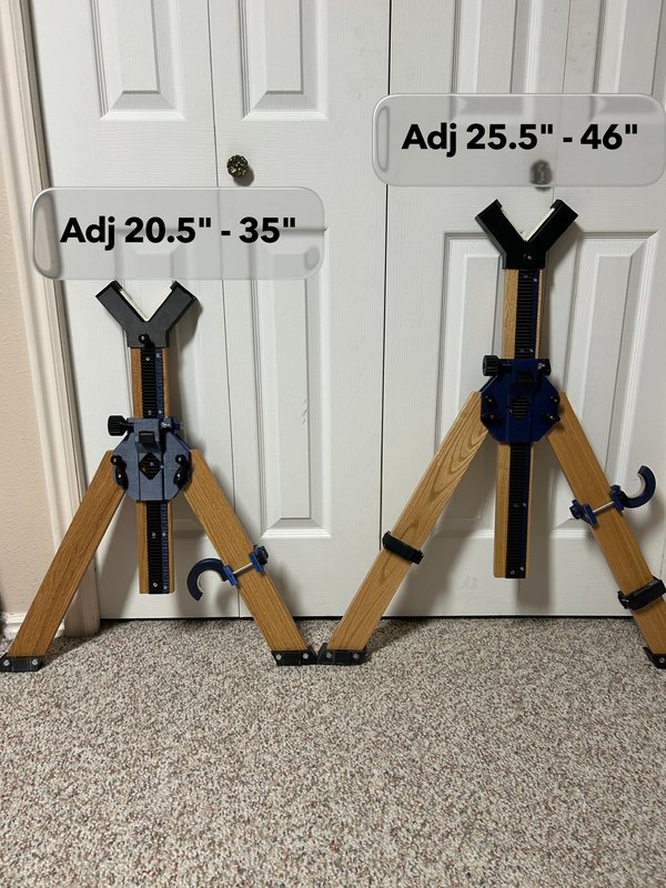 Sitting Cross Sticks - Rack and Pinion Adjustable